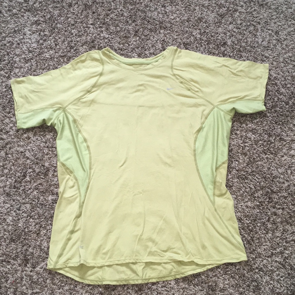 Nike Light Green Athletic T-Shirt